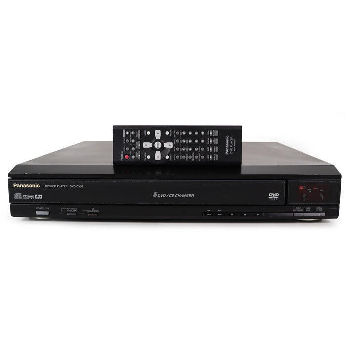 Panasonic DVD-CV37 5-Disc Carousel DVD/CD Player-Electronics-SpenCertified-refurbished-vintage-electonics