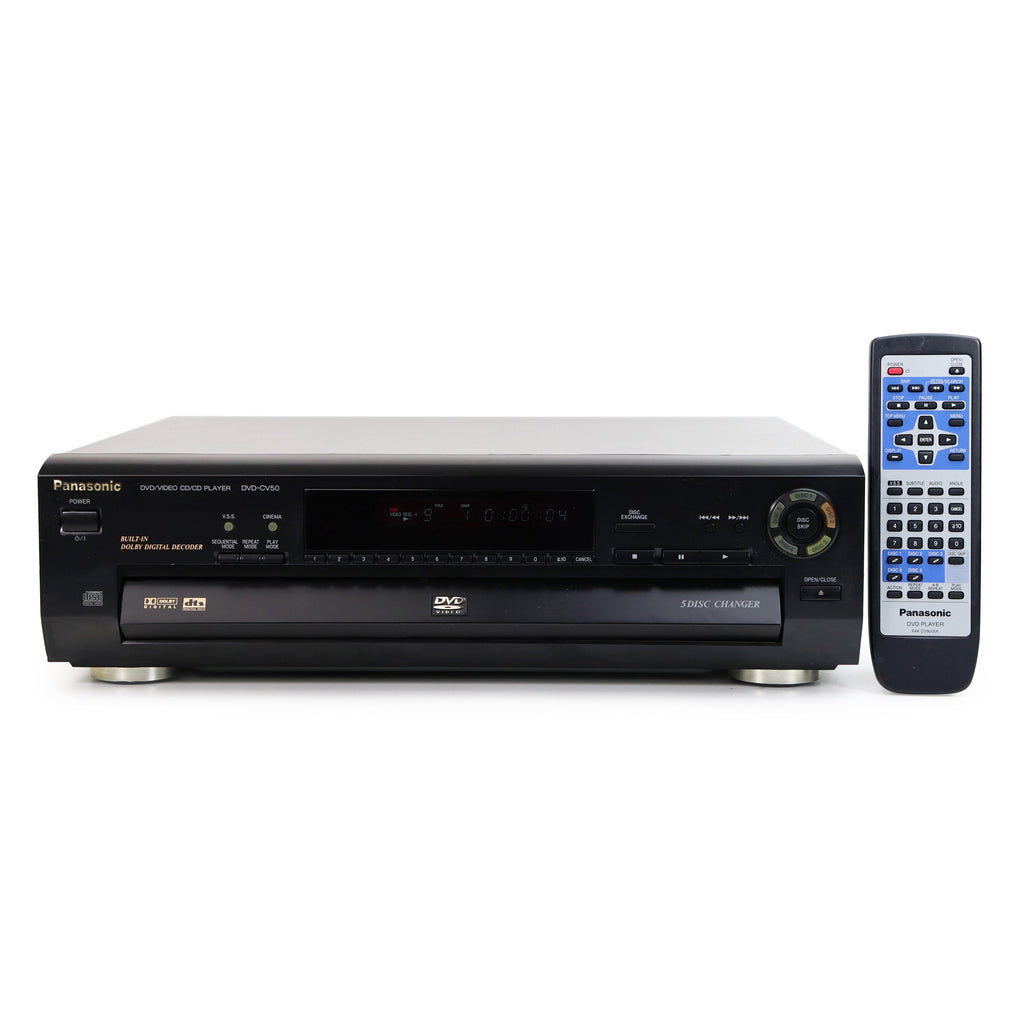 PANASONIC hotsell DVD-CV50 CD/DVD PLAYER 5 DISC