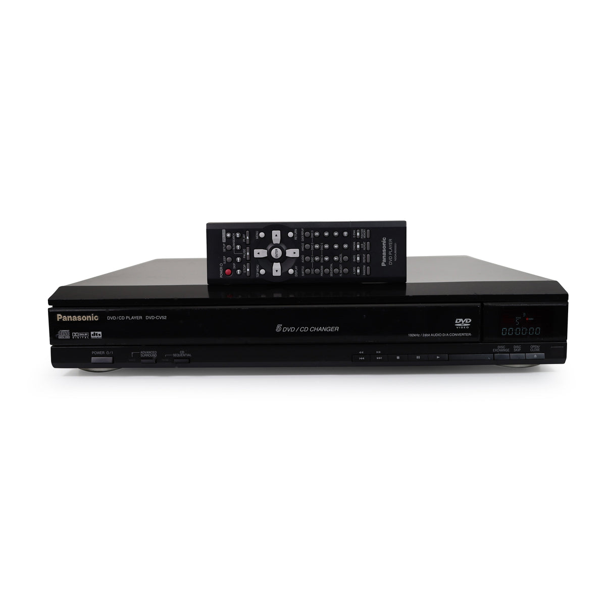 Panasonic DVD-CV52 5-Disc DVD CD Player — SpenCertified