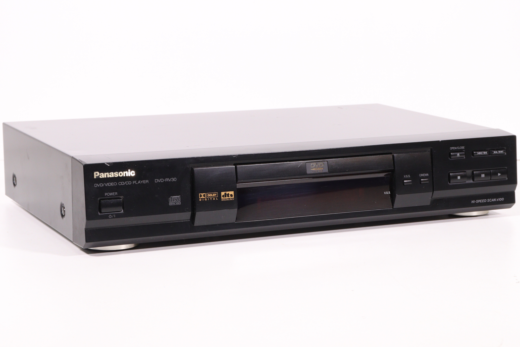 Panasonic DVD-RV30 DVD/Video CD/CD Player-Electronics-SpenCertified-vintage-refurbished-electronics