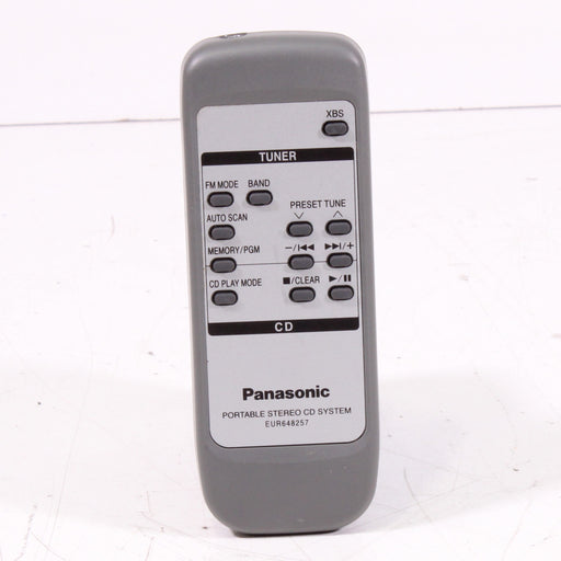 Panasonic EUR648257 Remote Control for Portable Stereo CD System RXD23 and more-Remote Controls-SpenCertified-vintage-refurbished-electronics