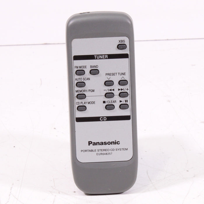 Panasonic EUR648257 Remote Control for Portable Stereo CD System RXD23 and more-Remote Controls-SpenCertified-vintage-refurbished-electronics