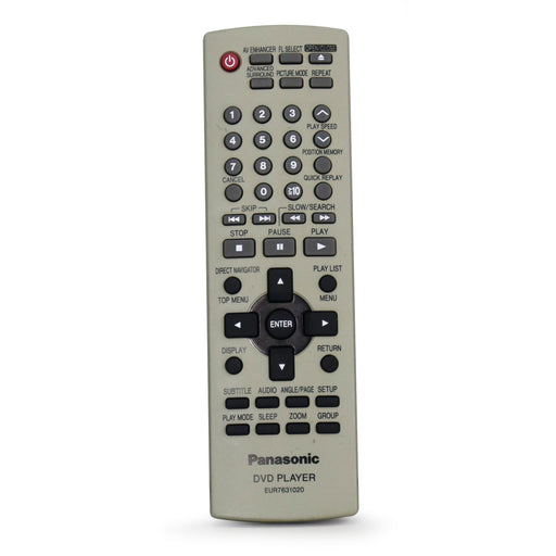 Panasonic EUR7631020 Remote Control for DVD Player DVD-S24 and Other Models-Remote-SpenCertified-refurbished-vintage-electonics