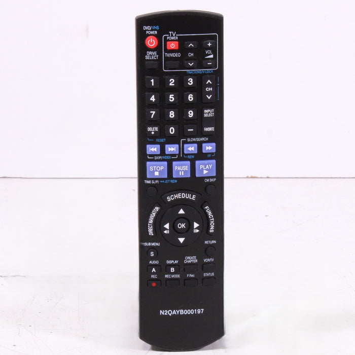 Panasonic N2QAYB000197 Replacement Remote Control for DVD/VCR Player Combo DMR-EZ485V and More-Remote Controls-SpenCertified-vintage-refurbished-electronics
