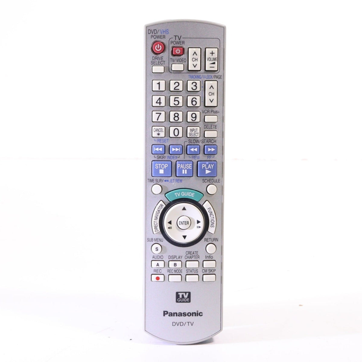 Panasonic EUR7659Y90 Remote Control for DVD Recorder VCR Combo DMR-EH7 ...