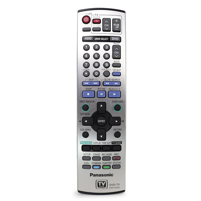 Panasonic EUR7721KG0 Remote Control for DVD Recorder Model DMR-E85HP-Remote Controls-SpenCertified-vintage-refurbished-electronics