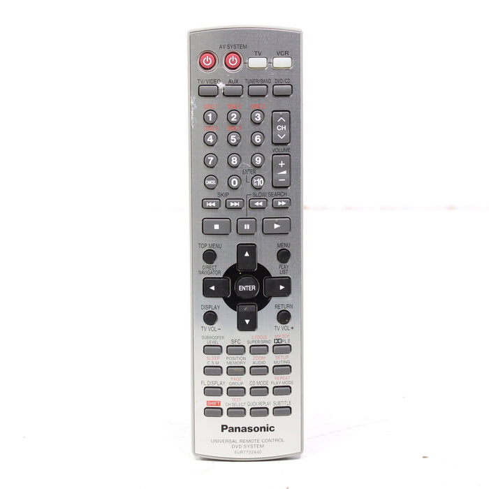 Panasonic EUR7722X40 Remote Control for DVD Home Theater System SC-HT720 and More-Remote Controls-SpenCertified-vintage-refurbished-electronics