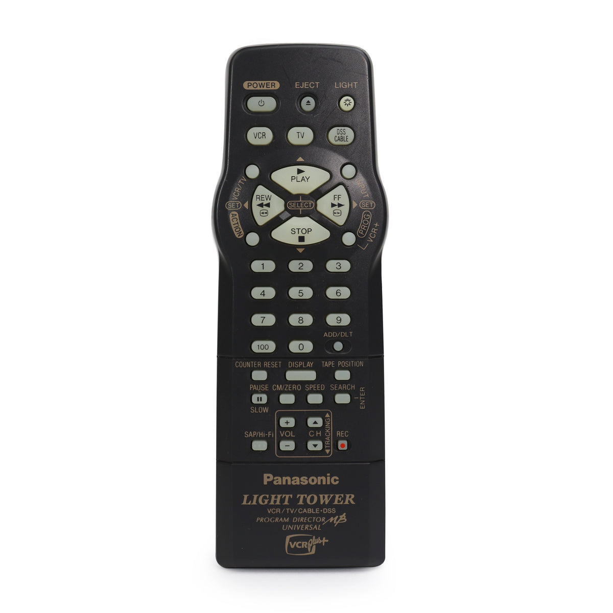 Panasonic LSSQ0286 Universal Light Tower Remote Control for VCR PV ...
