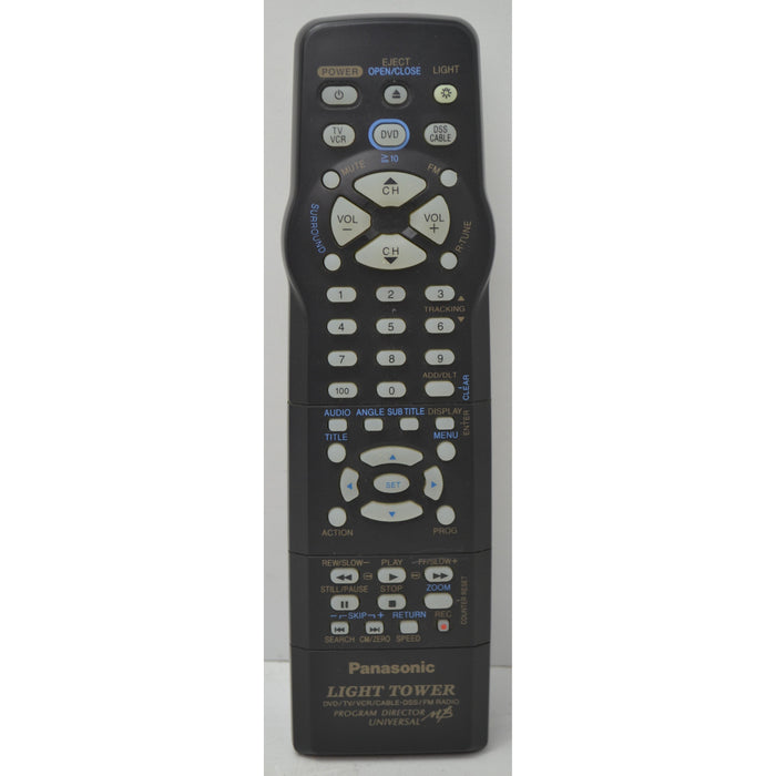 Panasonic LSSQ0302 Light Tower Universal Program Director Remote Control AG-527DVDE PV-DF2002 PV-DF2003 PV-DF2702 PV-DF2702K PV-DF2703 PV-DM2092 PV-DM2791 PV-DM2792 PV-DM2793 PV-DF2002 PV-DF2003-Remote-SpenCertified-vintage-refurbished-electronics