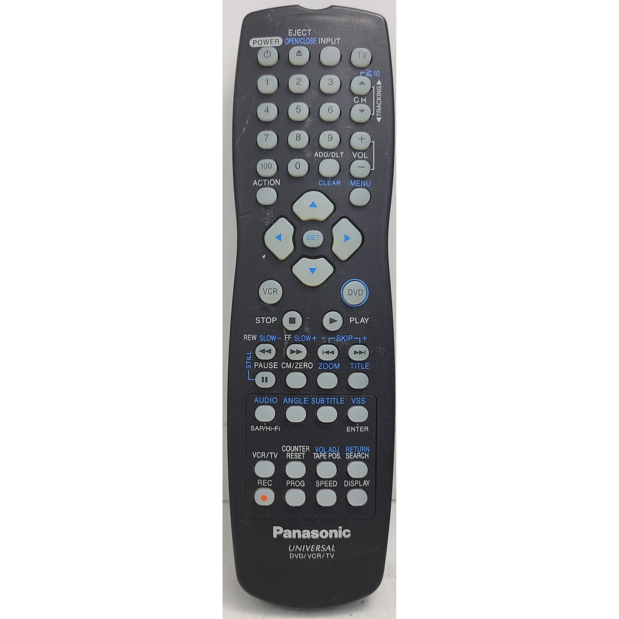 Panasonic LSSQ0374 Remote Control for DVD VCR TV Combo Player PV-D4743