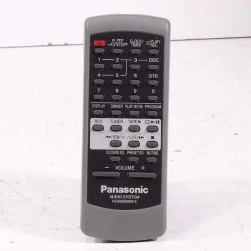 Panasonic N2QAGB000016 Remote Control for CD Stereo System SA-AK100-Remote Controls-SpenCertified-vintage-refurbished-electronics
