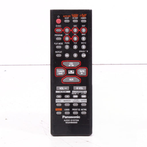 Panasonic N2QAHB000050 Remote Control for CD Stereo System SAAK330 and More-Remote Controls-SpenCertified-vintage-refurbished-electronics