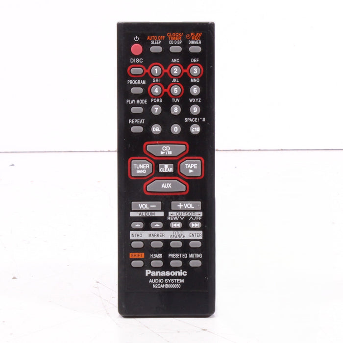 Panasonic N2QAHB000050 Remote Control for CD Stereo System SAAK330 and More-Remote Controls-SpenCertified-vintage-refurbished-electronics