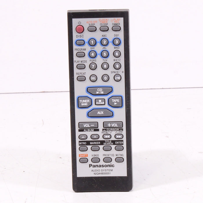 Panasonic N2QAHB000051 Remote Control for CD Stereo System SAAK333 and more-Remote Controls-SpenCertified-vintage-refurbished-electronics