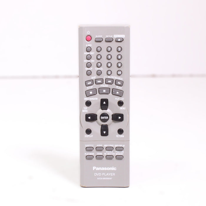 Panasonic N2QAJN000067 Remote Control for DVD/CD Player DVDS55-Remote Controls-SpenCertified-vintage-refurbished-electronics