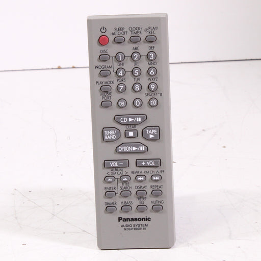 Panasonic N2QAYB000140 Remote Control for CD Stereo System SCAK450 and more-Remote Controls-SpenCertified-vintage-refurbished-electronics