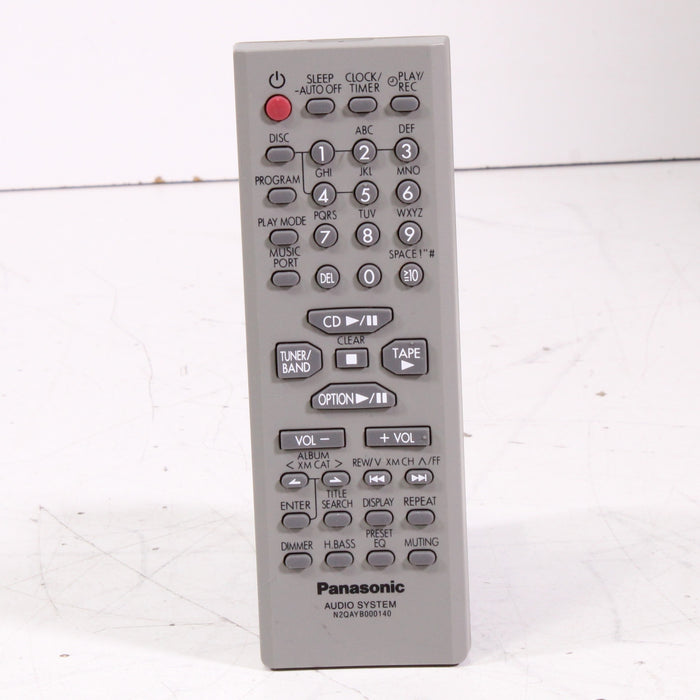 Panasonic N2QAYB000140 Remote Control for CD Stereo System SCAK450 and more-Remote Controls-SpenCertified-vintage-refurbished-electronics