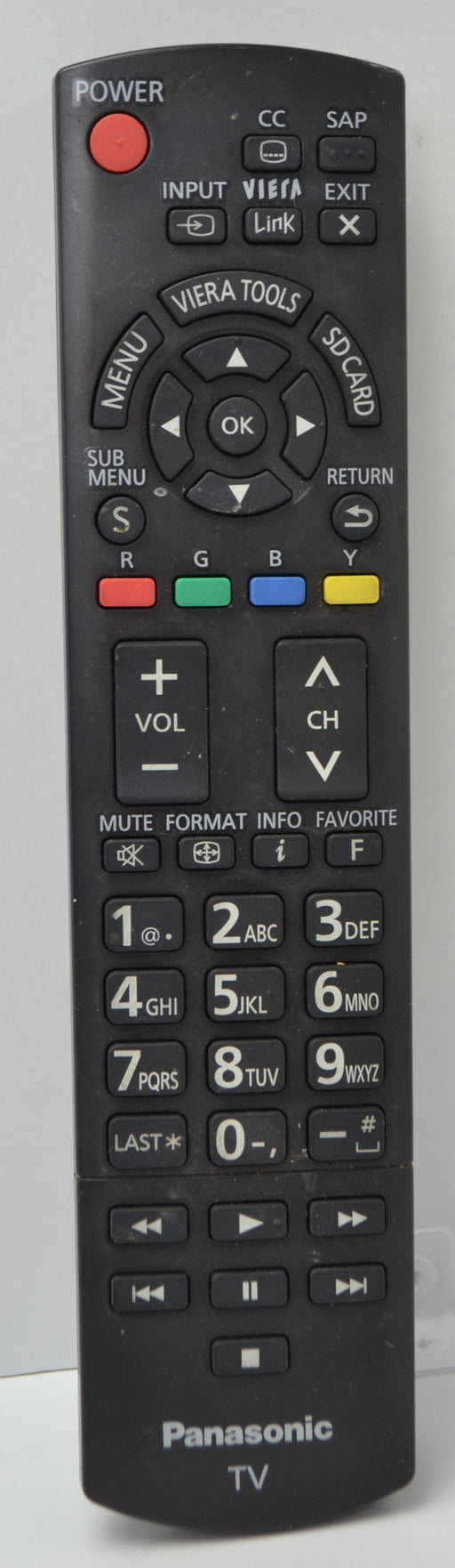 Panasonic N2QAYB000570 TV Remote Control for Model TC-32LX34 and More-Remote-SpenCertified-refurbished-vintage-electonics