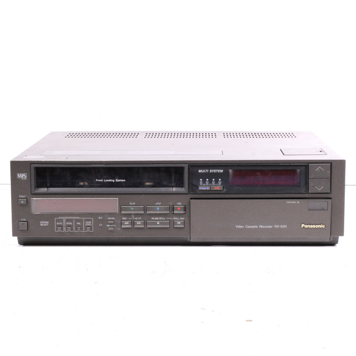 Panasonic NV-630 Multi-System VCR Video Cassette Recorder NTSC PAL-VCRs-SpenCertified-vintage-refurbished-electronics