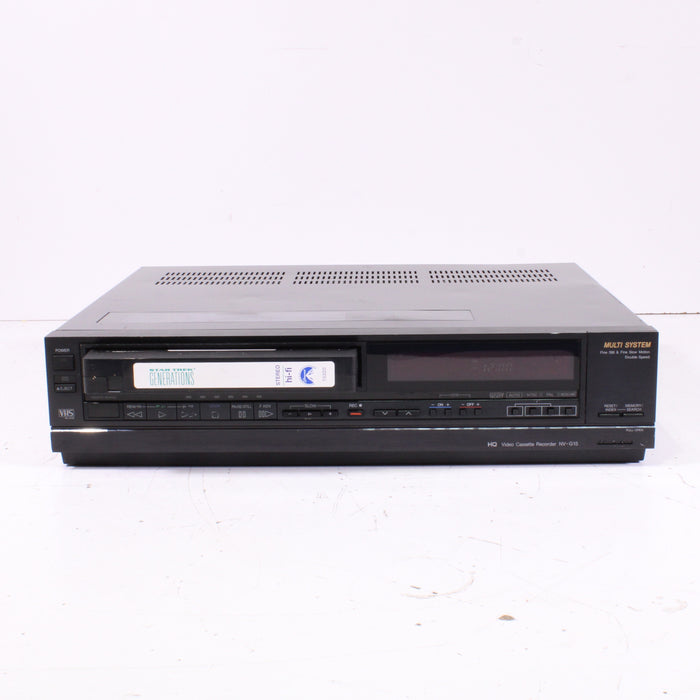 Panasonic NV‑G15PX Multi-System VHS VCR-VCRs-SpenCertified-vintage-refurbished-electronics