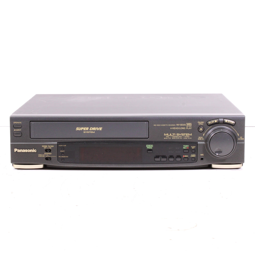 【希少】Panasonic　NV-S25 Panasonic NV-SD25 VHS VCR | PAL Playback, Refurbished — SpenCertified