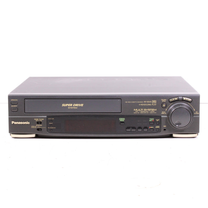 Panasonic NV-SD25 Multi-System VCR Video Cassette Recorder NTSC PAL MESECAM-VCRs-SpenCertified-vintage-refurbished-electronics