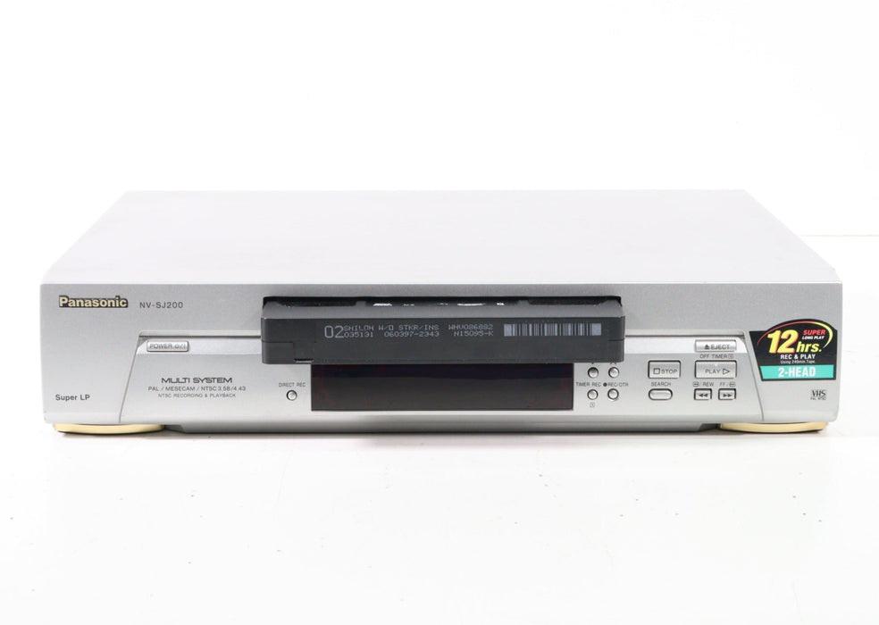 Panasonic NV-SJ200 VCR Video Cassette Recorder Super LP for 12 Hours R ...