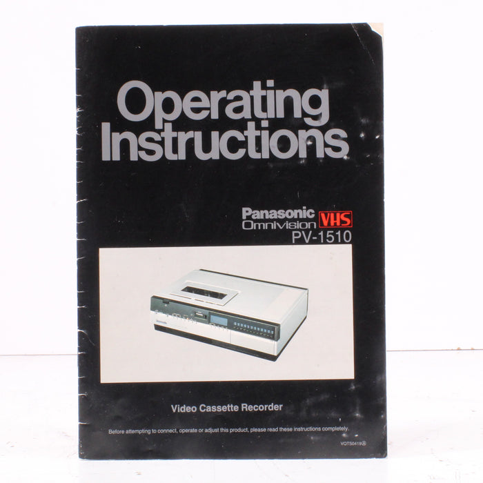 Panasonic PV-1770 Omnivision 2-Head Mono VHS VCR (AS-IS)-VCRs-SpenCertified-vintage-refurbished-electronics