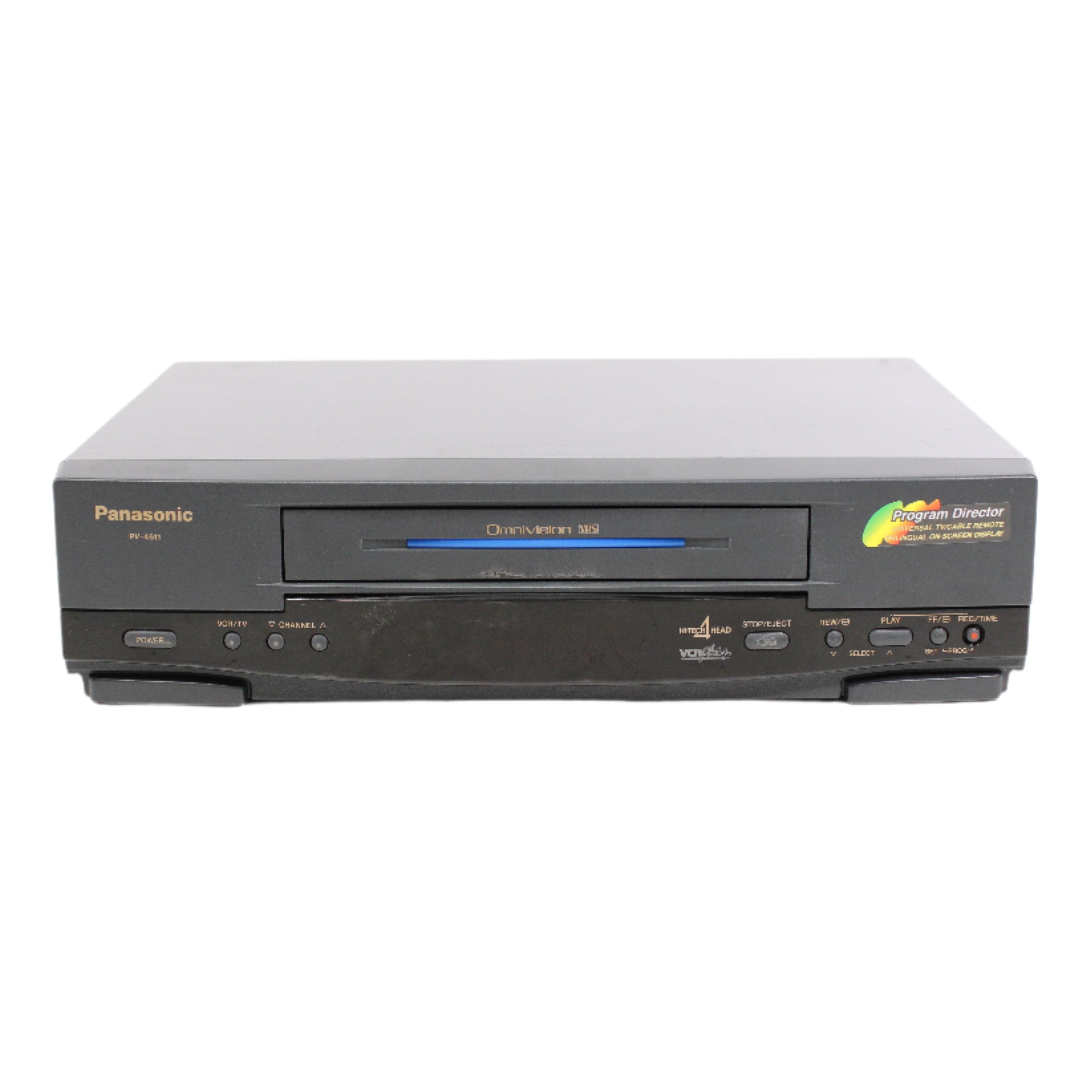 Panasonic PV-4611 4-Head VCR VHS Player Recorder with Omnivision