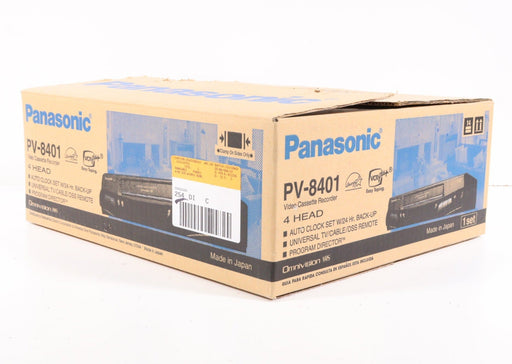 Panasonic PV-8401 VHS Player VCR Video Cassette Recorder (New with Original Box)-VCRs-SpenCertified-vintage-refurbished-electronics