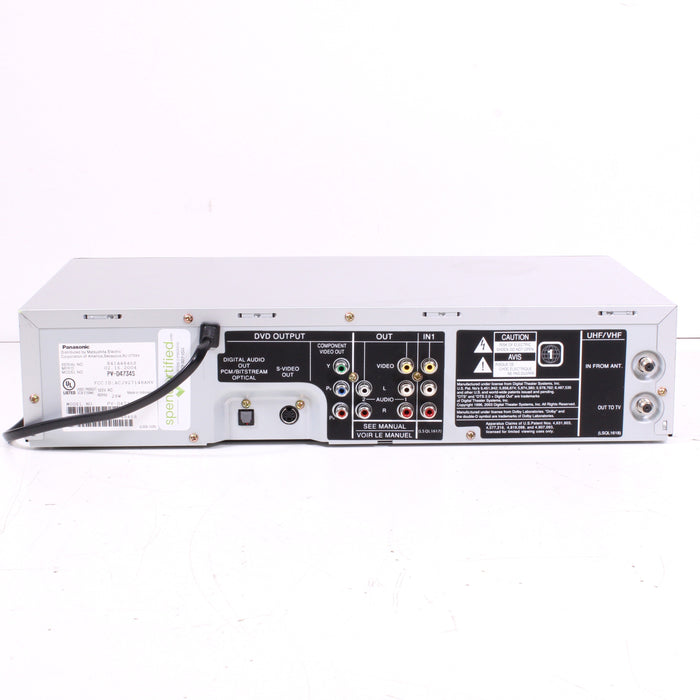 Panasonic PV-D4734S DVD VHS Combo Player with S-Video — SpenCertified