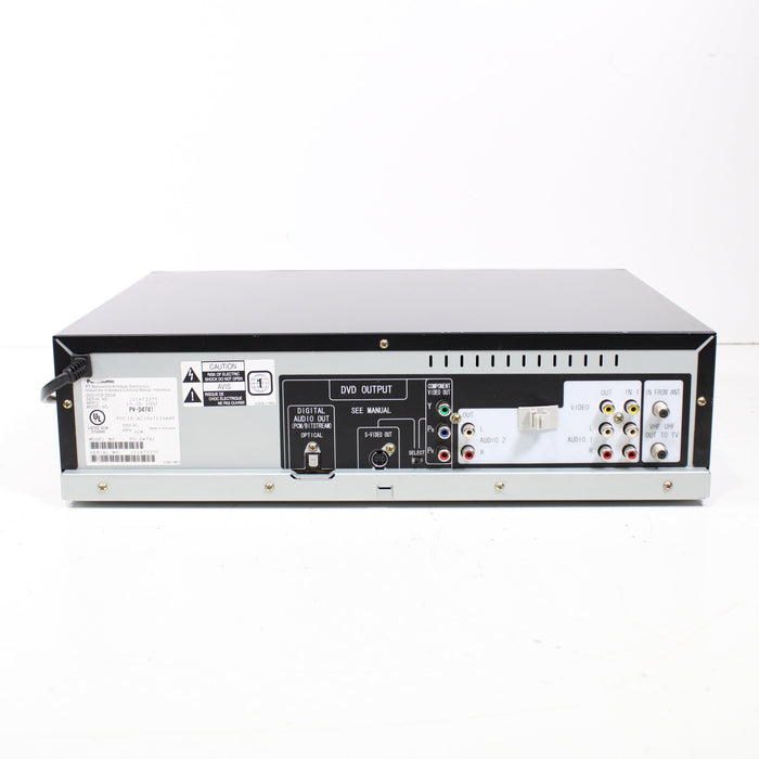 Panasonic PV-D4741 Hi-Fi DVD VHS Combo Player Omnivision 4-Head VCR-VCRs-SpenCertified-vintage-refurbished-electronics