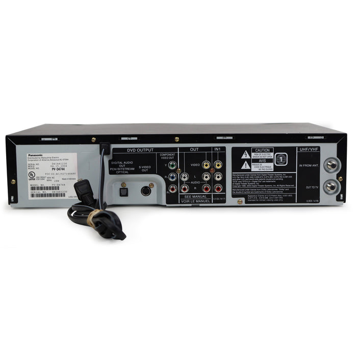Panasonic PV-D4744 DVD / VCR Combo Player-Electronics-SpenCertified-refurbished-vintage-electonics