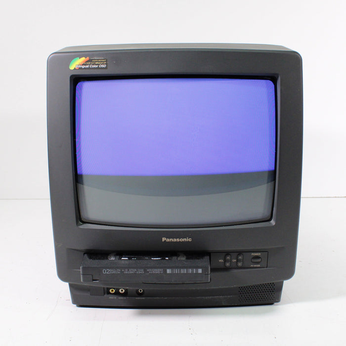 Panasonic PV-M1326 13" Retro Gaming CRT TV with Combination VCR-Televisions-SpenCertified-vintage-refurbished-electronics