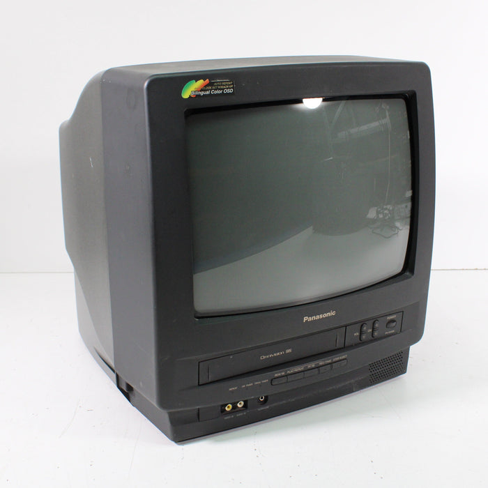 Panasonic PV-M1326 13" Retro Gaming CRT TV with Combination VCR-Televisions-SpenCertified-vintage-refurbished-electronics