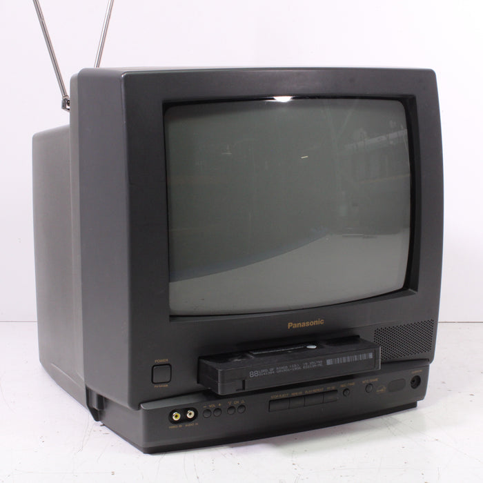 Panasonic PV-M1338 13" TV VCR Combo VHS CRT-Televisions-SpenCertified-vintage-refurbished-electronics