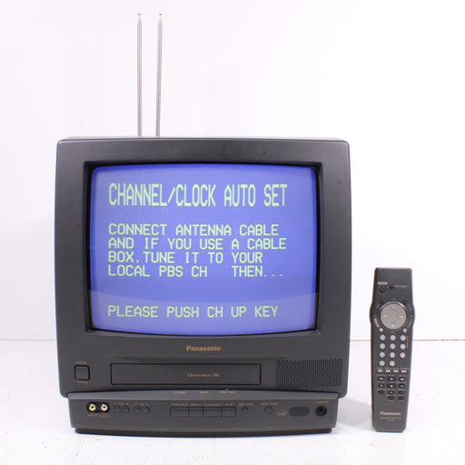 Panasonic PV-M1338 13" TV VCR Combo VHS CRT-Televisions-SpenCertified-vintage-refurbished-electronics
