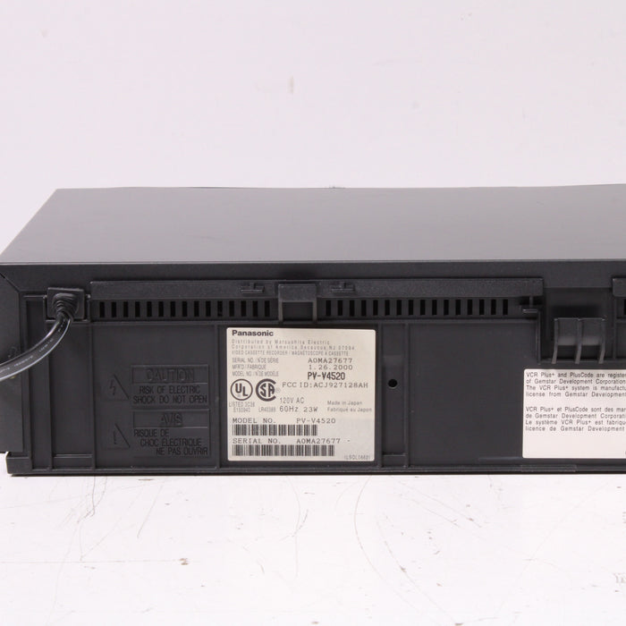 Panasonic PV-V4520 VCR Video Cassette Recorder VHS Video Player and Recorder (2000)-VCRs-SpenCertified-vintage-refurbished-electronics