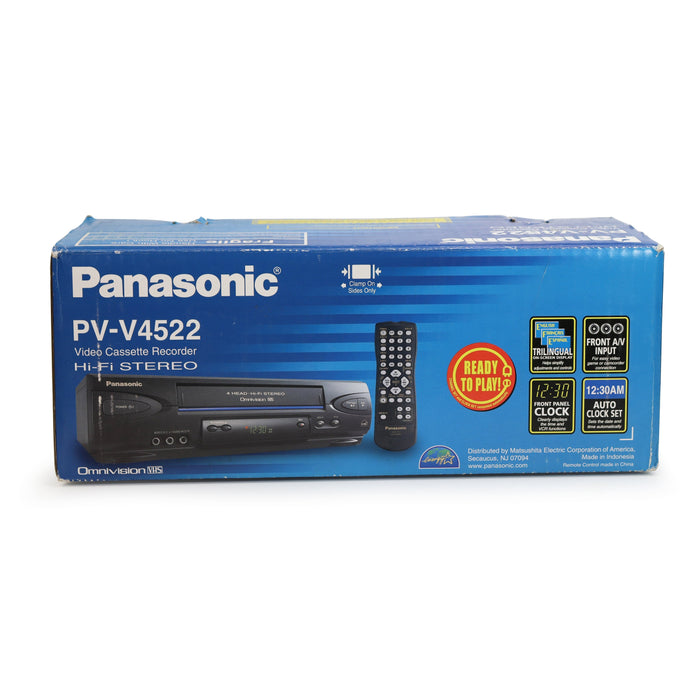 Panasonic PV-V4522 VCR/VHS Player (Brand New)-Electronics-SpenCertified-refurbished-vintage-electonics