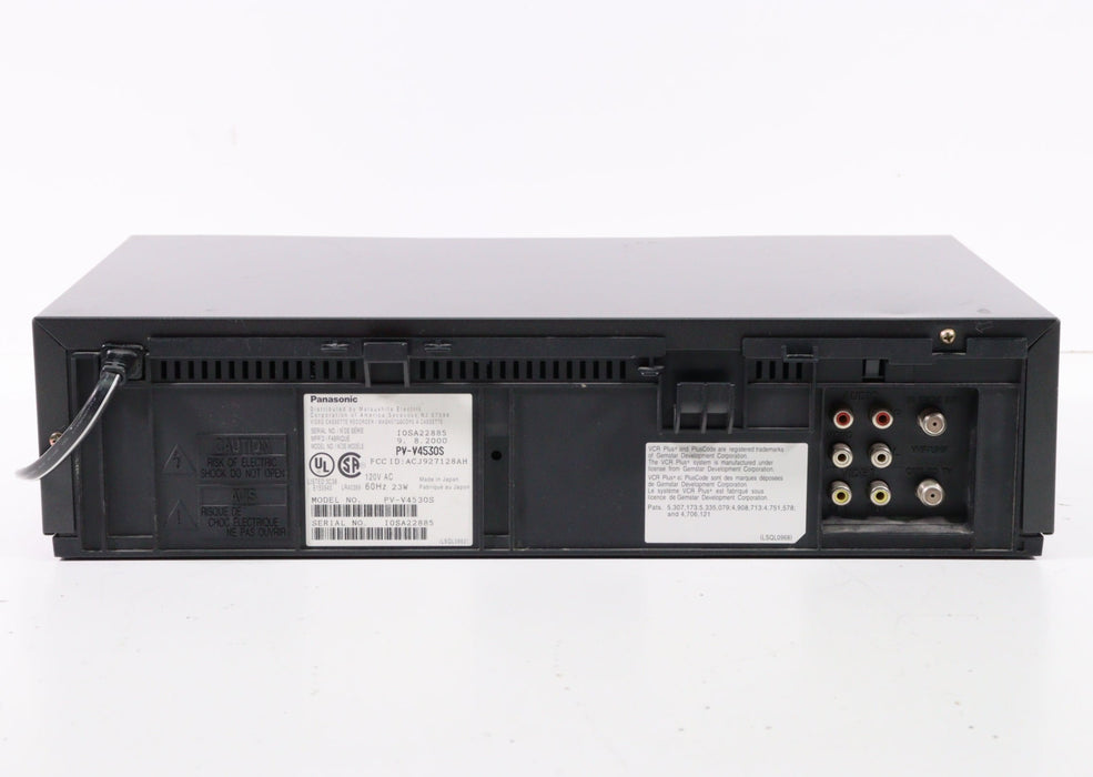 Panasonic PV-V4530S 4-Head Hi-Fi Stereo VCR VHS Player Recorder-VCRs-SpenCertified-vintage-refurbished-electronics