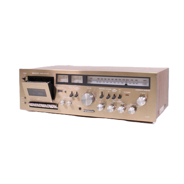 Panasonic RA-6500 AM/FM Stereo Cassette Tape Deck Receiver with Phono-Audio Components-SpenCertified-vintage-refurbished-electronics