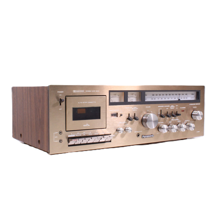 Panasonic RA-6500 AM/FM Stereo Cassette Tape Deck Receiver with Phono-Audio Components-SpenCertified-vintage-refurbished-electronics
