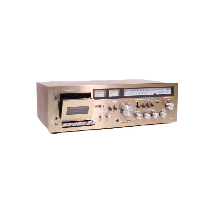 Panasonic RA-6500 AM/FM Stereo Cassette Tape Deck Receiver with Phono-Audio Components-SpenCertified-vintage-refurbished-electronics