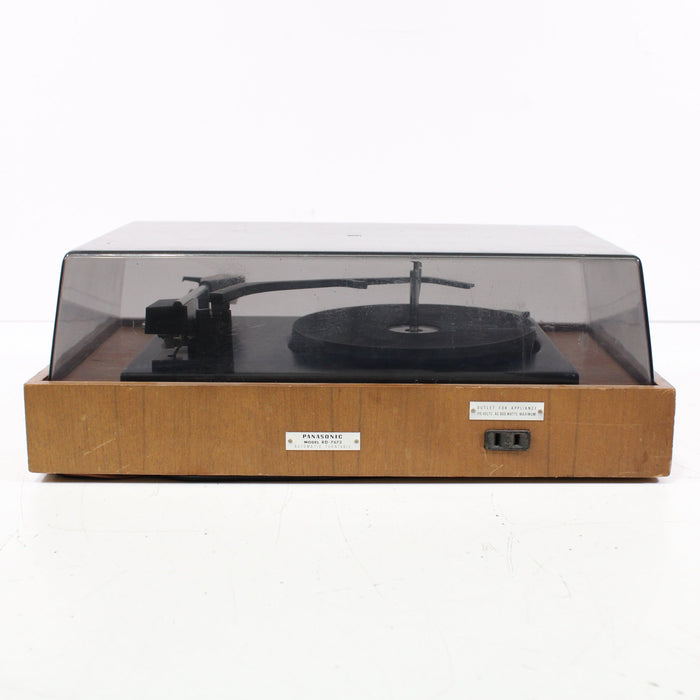 Panasonic RD-7673 Compact 4-Speed Automatic Turntable (WALNUT BASE)-Turntables & Record Players-SpenCertified-vintage-refurbished-electronics