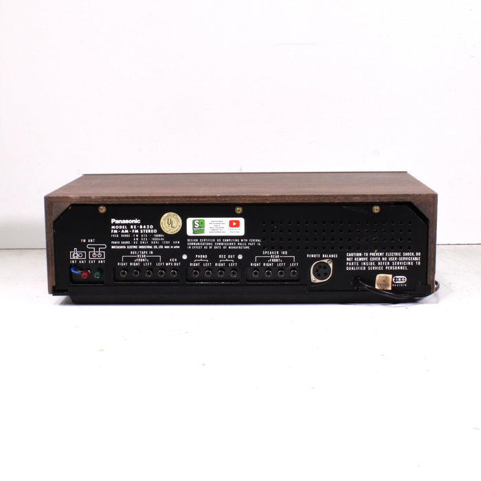 Panasonic RE-8420 Vintage Quadraphonic 4-Channel 8-Track AM/FM Stereo Receiver (1972)-Stereo Systems-SpenCertified-vintage-refurbished-electronics