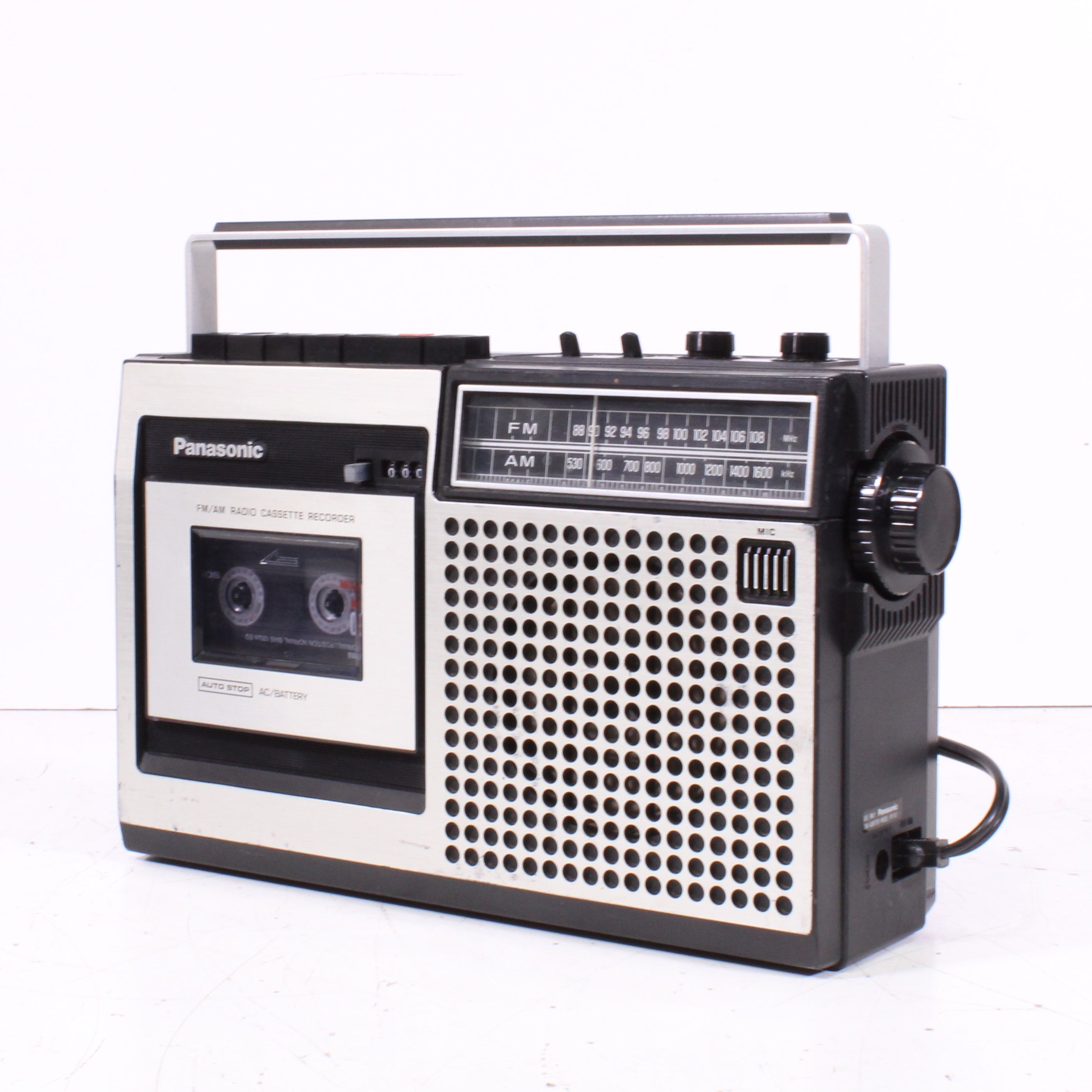 Panasonic RQ-542S Portable FM/AM Radio Cassette Recorder — SpenCertified