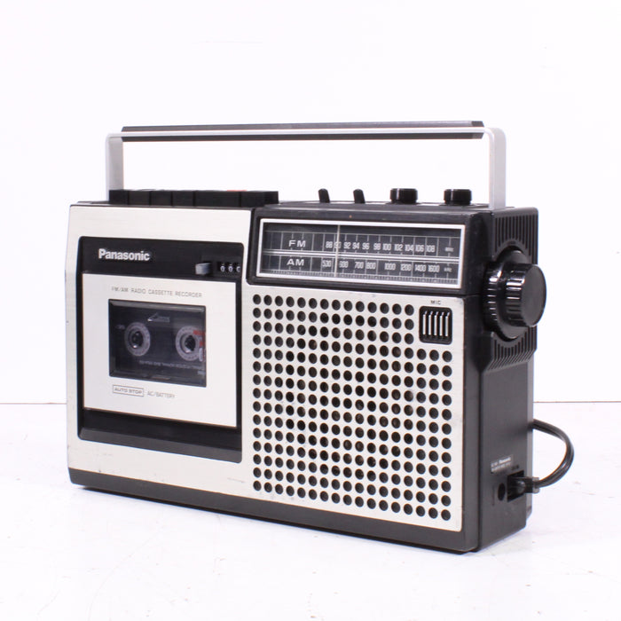 Panasonic RQ-542S Portable FM/AM Radio Cassette Recorder-Cassette Players & Recorders-SpenCertified-vintage-refurbished-electronics