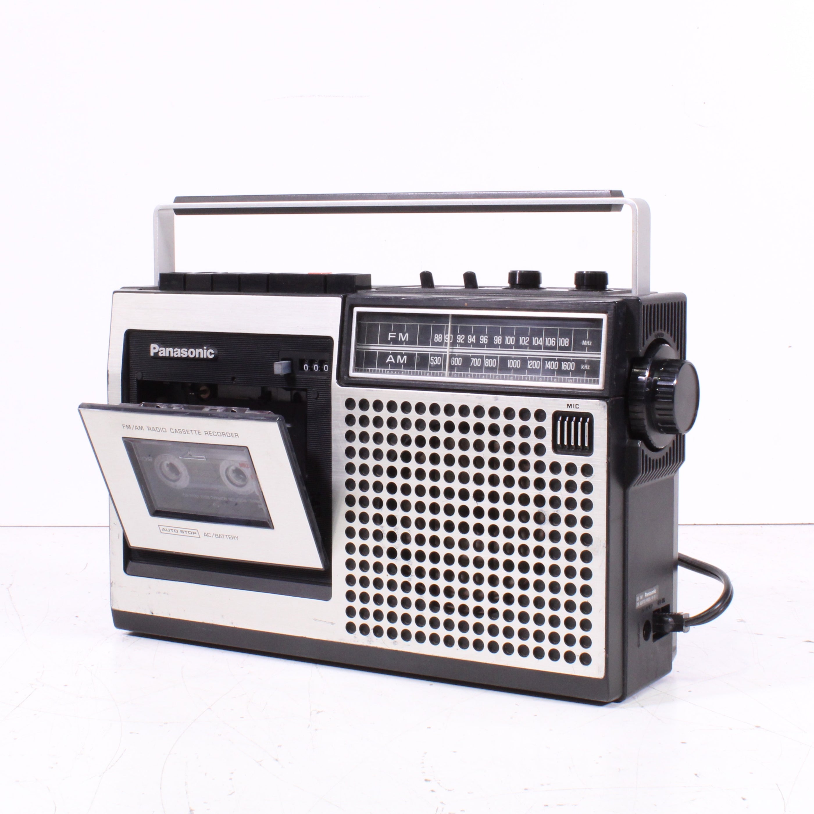 Panasonic RQ-542S Portable FM/AM Radio Cassette Recorder — SpenCertified