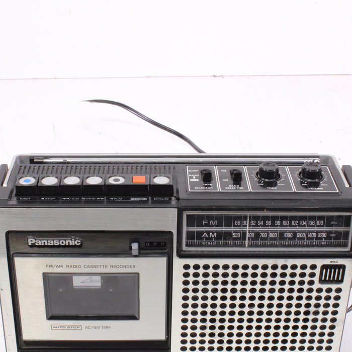 Panasonic RQ-542S Portable FM/AM Radio Cassette Recorder-Cassette Players & Recorders-SpenCertified-vintage-refurbished-electronics