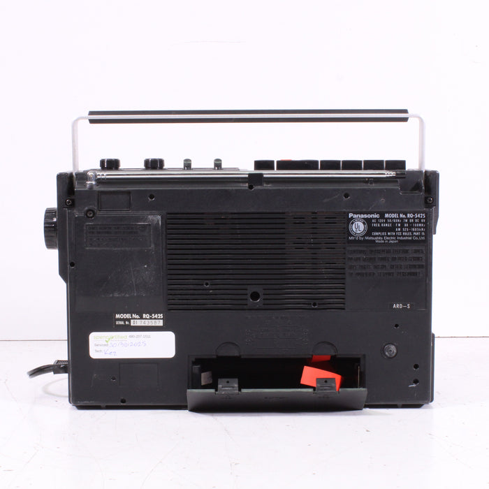 Panasonic RQ-542S Portable FM/AM Radio Cassette Recorder-Cassette Players & Recorders-SpenCertified-vintage-refurbished-electronics